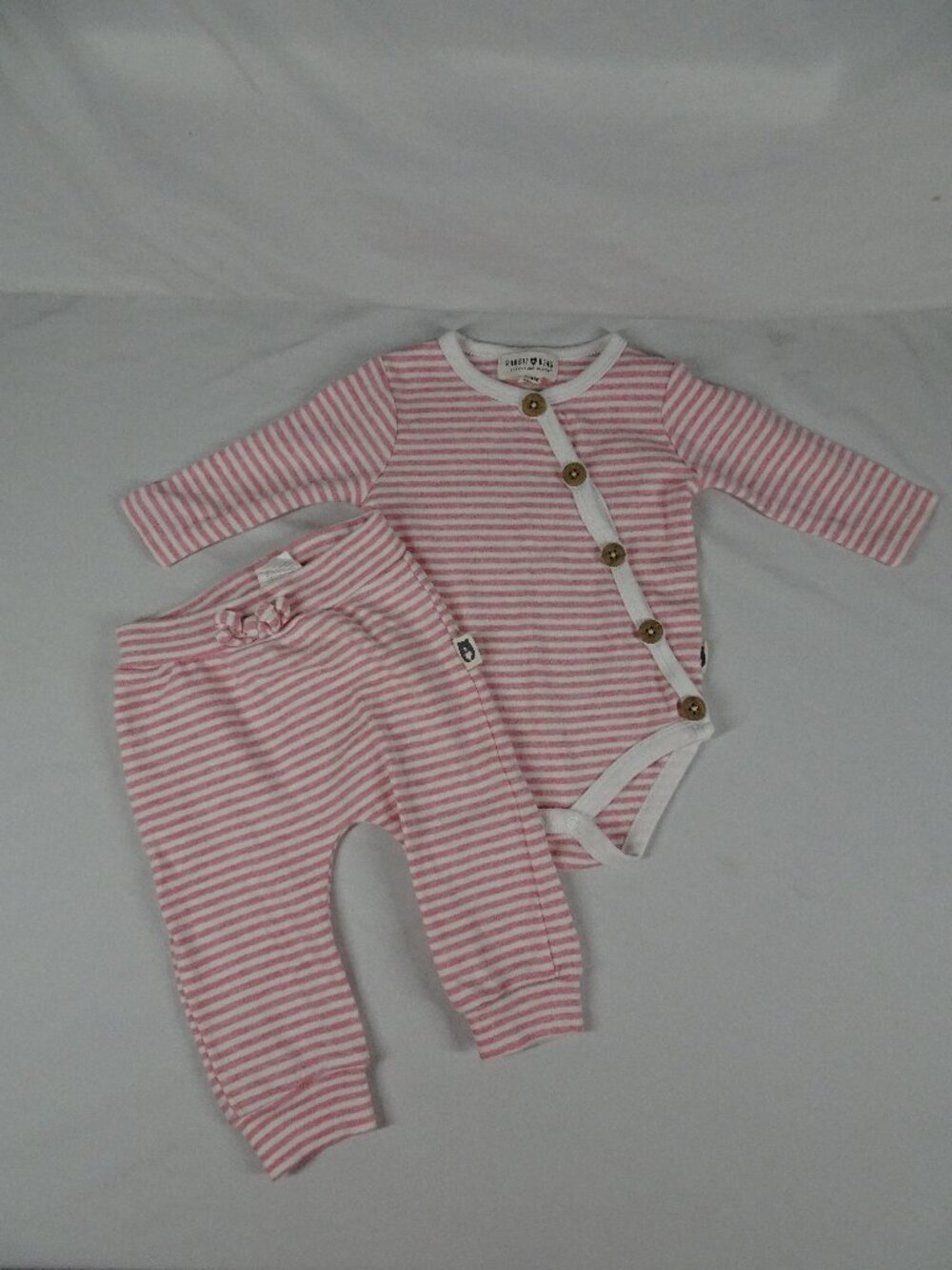 Rabbit + Bear by Emily and Oliver Baby Girl 2 Piece Set Size 3-6 Months